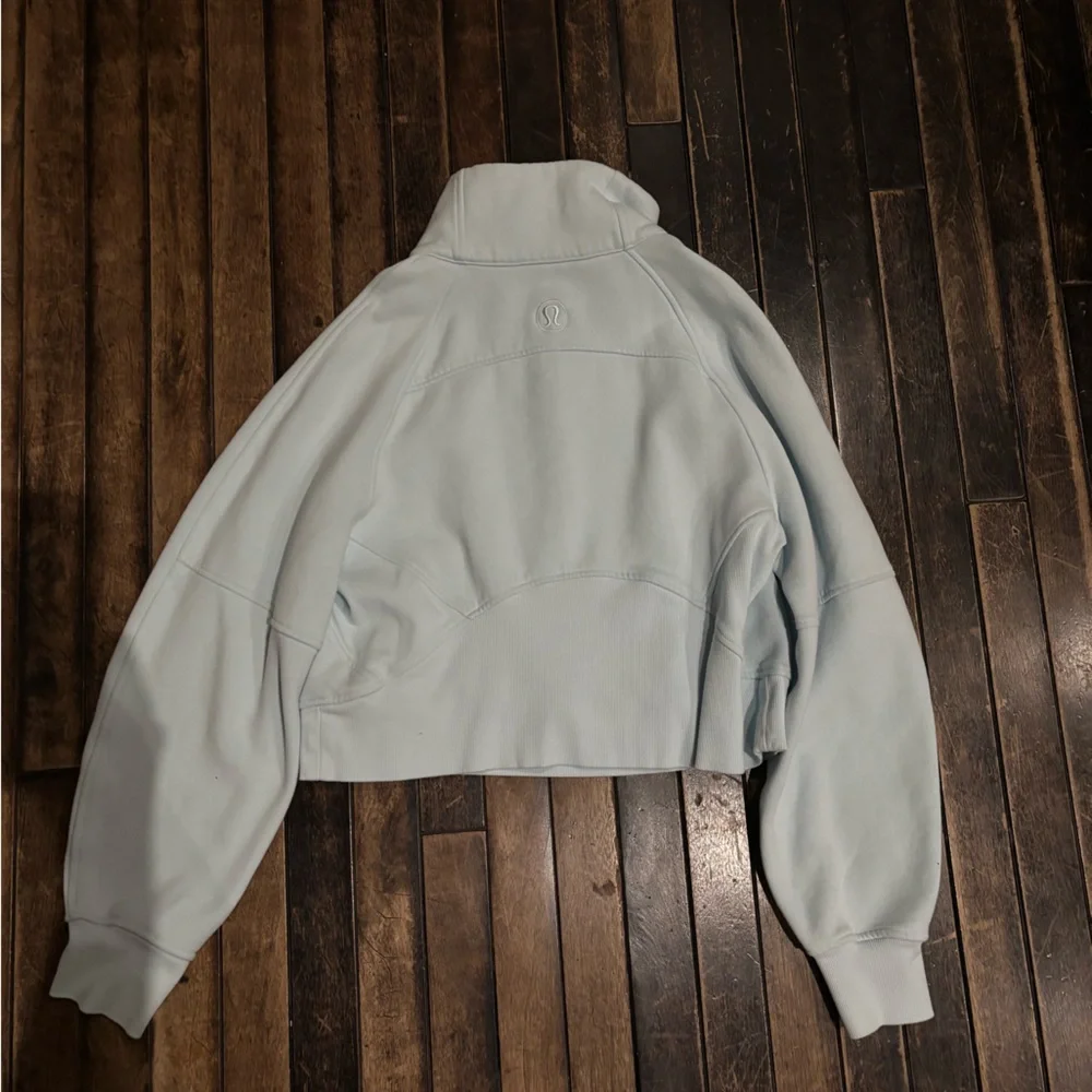 lululemon athletica baby blue Half-Zip Pullover Jacket - Picture 2 of 2